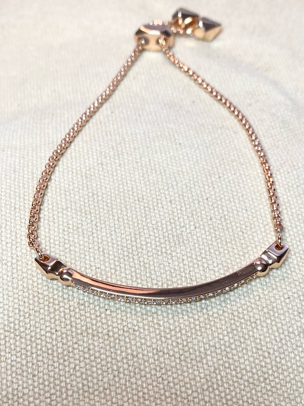 Kendra Scott Ott Adjustable Chain Bracelet in Rose Gold - Brand New Condition! - Picture 2 of 6